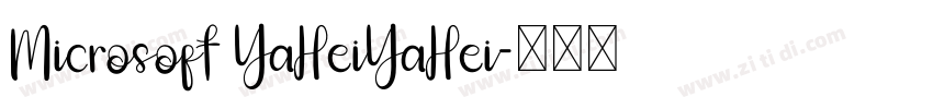 Microsoft YaHeiYaHei字体转换